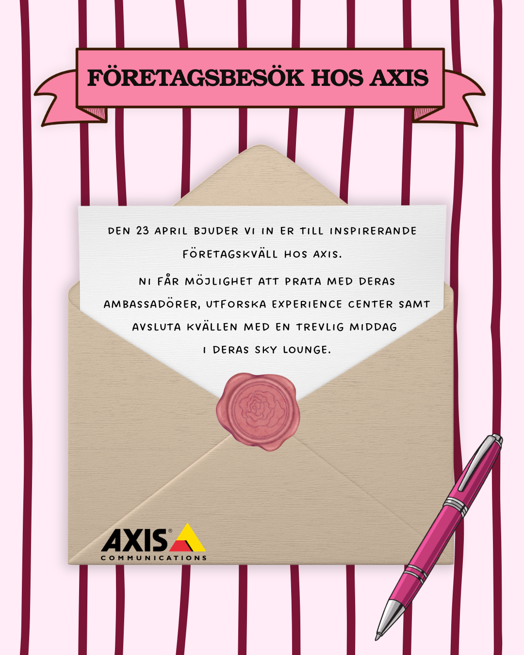 Företagsbesök med Axis
