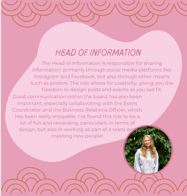 Information on the Head of Communications post